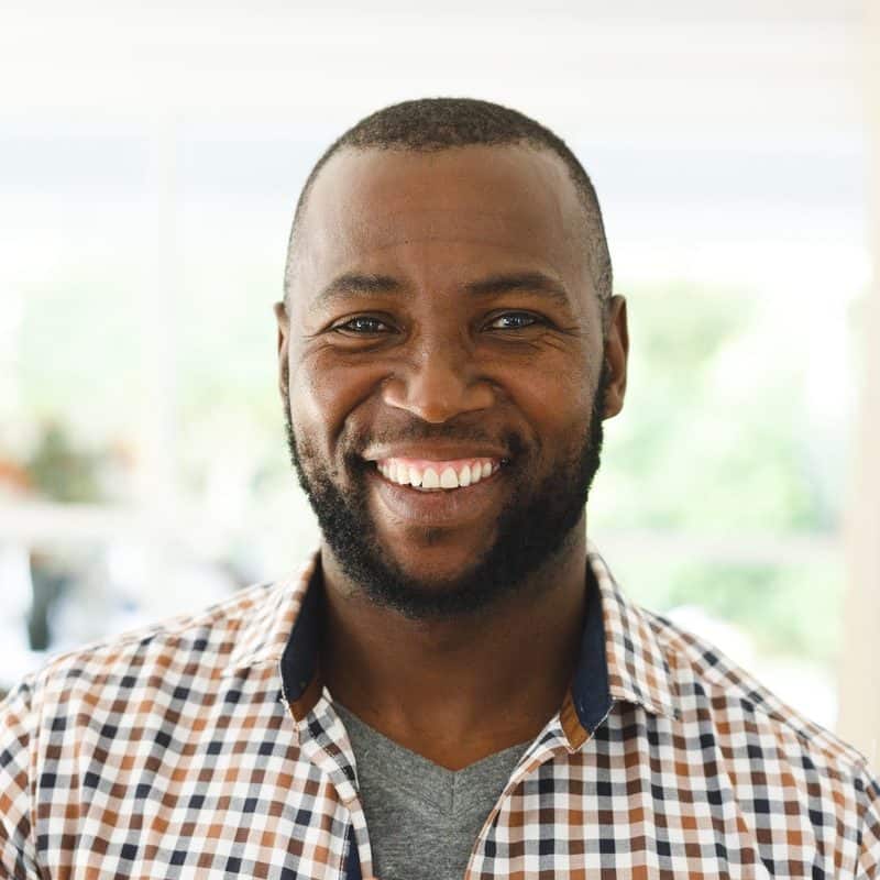 African - American man smiling